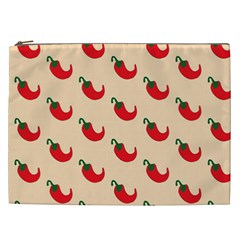 Small Mini Peppers Pink Cosmetic Bag (xxl) by ConteMonfrey