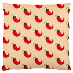 Small Mini Peppers Pink Large Flano Cushion Case (two Sides) by ConteMonfrey