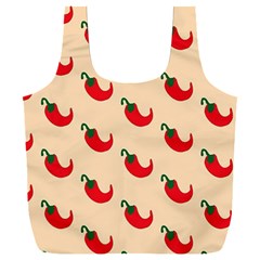 Small Mini Peppers Pink Full Print Recycle Bag (xxl) by ConteMonfrey