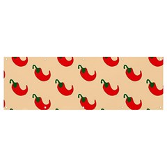 Small Mini Peppers Pink Banner And Sign 12  X 4 