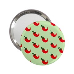 Small Mini Peppers Green 2 25  Handbag Mirrors by ConteMonfrey