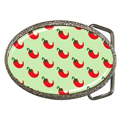 Small Mini Peppers Green Belt Buckles by ConteMonfrey