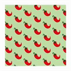 Small Mini Peppers Green Medium Glasses Cloth (2 Sides) by ConteMonfrey