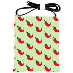 Small Mini Peppers Green Shoulder Sling Bag by ConteMonfrey