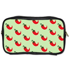 Small Mini Peppers Green Toiletries Bag (two Sides) by ConteMonfrey