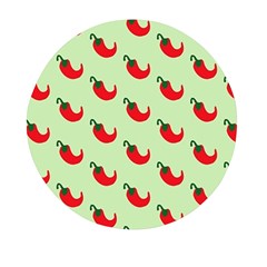 Small Mini Peppers Green Mini Round Pill Box by ConteMonfrey