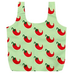 Small Mini Peppers Green Full Print Recycle Bag (xxl) by ConteMonfrey