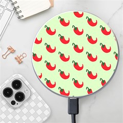 Small Mini Peppers Green Wireless Charger by ConteMonfrey