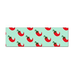 Small Mini Peppers Blue Sticker (bumper) by ConteMonfrey