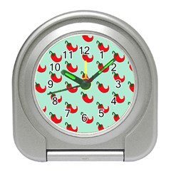 Small Mini Peppers Blue Travel Alarm Clock by ConteMonfrey