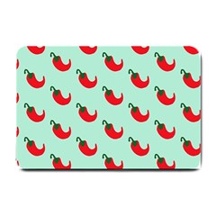 Small Mini Peppers Blue Small Doormat