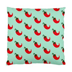 Small Mini Peppers Blue Standard Cushion Case (one Side) by ConteMonfrey