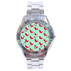 Small Mini Peppers Blue Stainless Steel Analogue Watch by ConteMonfrey