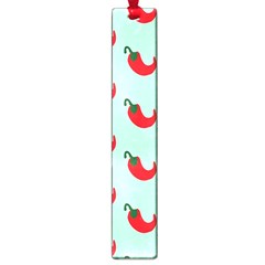 Small Mini Peppers Blue Large Book Marks by ConteMonfrey