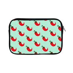 Small Mini Peppers Blue Apple Ipad Mini Zipper Cases by ConteMonfrey