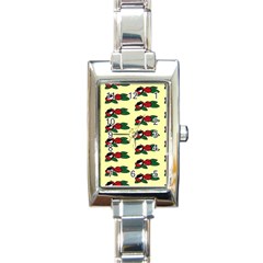 Guarana Fruit Clean Rectangle Italian Charm Watch by ConteMonfrey