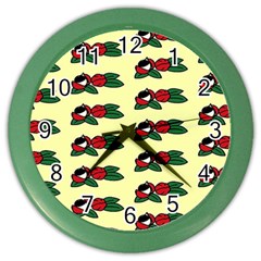 Guarana Fruit Clean Color Wall Clock by ConteMonfrey