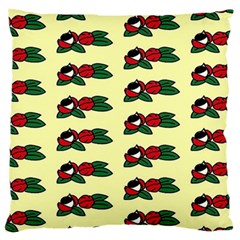 Guarana Fruit Clean Large Flano Cushion Case (two Sides)