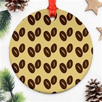 Coffee beans Ornament (Round) Front