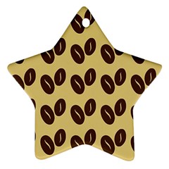 Coffee beans Star Ornament (Two Sides)