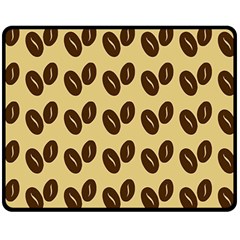 Coffee beans Fleece Blanket (Medium) 