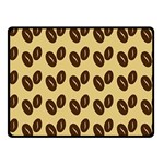 Coffee beans Double Sided Fleece Blanket (Small)  45 x34  Blanket Front