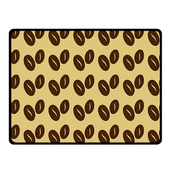 Coffee beans Double Sided Fleece Blanket (Small) 