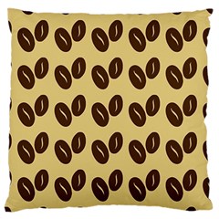 Coffee beans Large Flano Cushion Case (Two Sides)