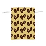 Coffee beans Lightweight Drawstring Pouch (M) Front