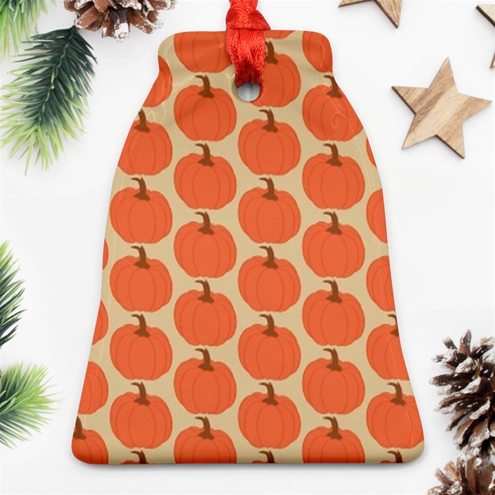 Cute Pumpkin Bell Ornament (Two Sides)