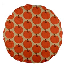 Cute Pumpkin Large 18  Premium Round Cushions