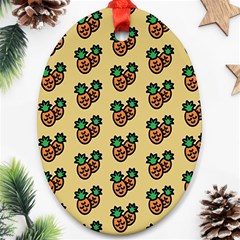 Pastel Pineapple Ornament (oval) by ConteMonfrey