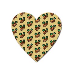 Pastel Pineapple Heart Magnet by ConteMonfrey