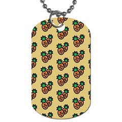 Pastel Pineapple Dog Tag (two Sides) by ConteMonfrey