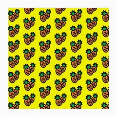 Yellow Background Pineapples Medium Glasses Cloth (2 Sides) by ConteMonfrey