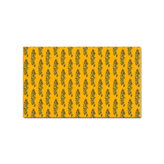 Yellow Lemon Branches Garda Sticker (rectangular)