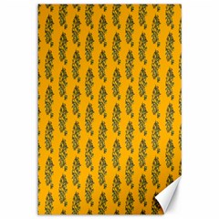 Yellow Lemon Branches Garda Canvas 12  X 18  by ConteMonfrey