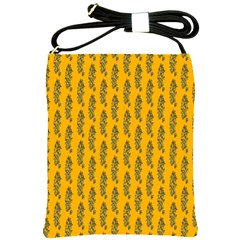 Yellow Lemon Branches Garda Shoulder Sling Bag by ConteMonfrey