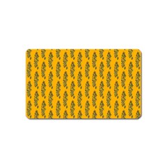 Yellow Lemon Branches Garda Magnet (name Card)