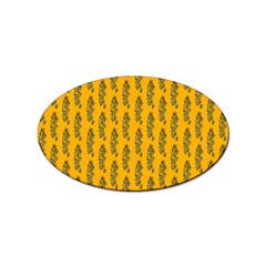 Yellow Lemon Branches Garda Sticker Oval (100 Pack) by ConteMonfrey