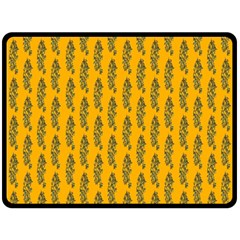 Yellow Lemon Branches Garda Fleece Blanket (large)  by ConteMonfrey