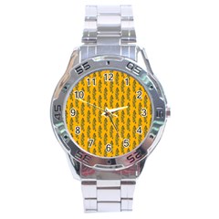 Yellow Lemon Branches Garda Stainless Steel Analogue Watch by ConteMonfrey