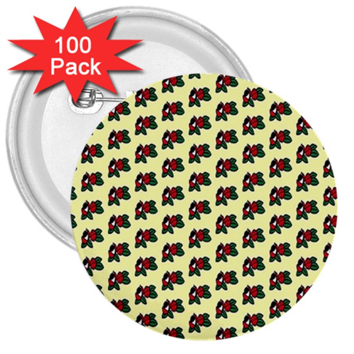 Guarana Fruit Small 3  Buttons (100 pack) 