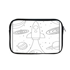 Going To Space - Cute Starship Doodle  Apple Macbook Pro 13  Zipper Case by ConteMonfrey