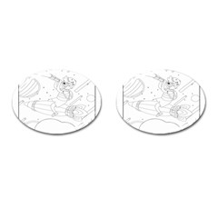 Little Boy Explorer Cufflinks (oval) by ConteMonfrey