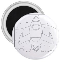 Starship Doodle - Space Elements 3  Magnets