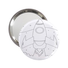 Starship Doodle - Space Elements 2 25  Handbag Mirrors by ConteMonfrey