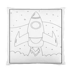 Starship Doodle - Space Elements Standard Cushion Case (one Side) by ConteMonfrey