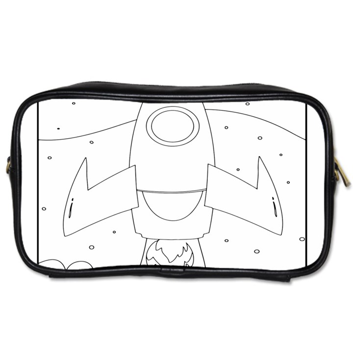 Starship Doodle - Space Elements Toiletries Bag (Two Sides)