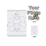 Starship Doodle - Space Elements Playing Cards 54 Designs (Mini) Back